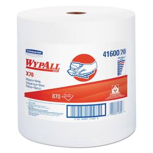 X70 Jumbo Roll White Perforated Wipes (870-Count)