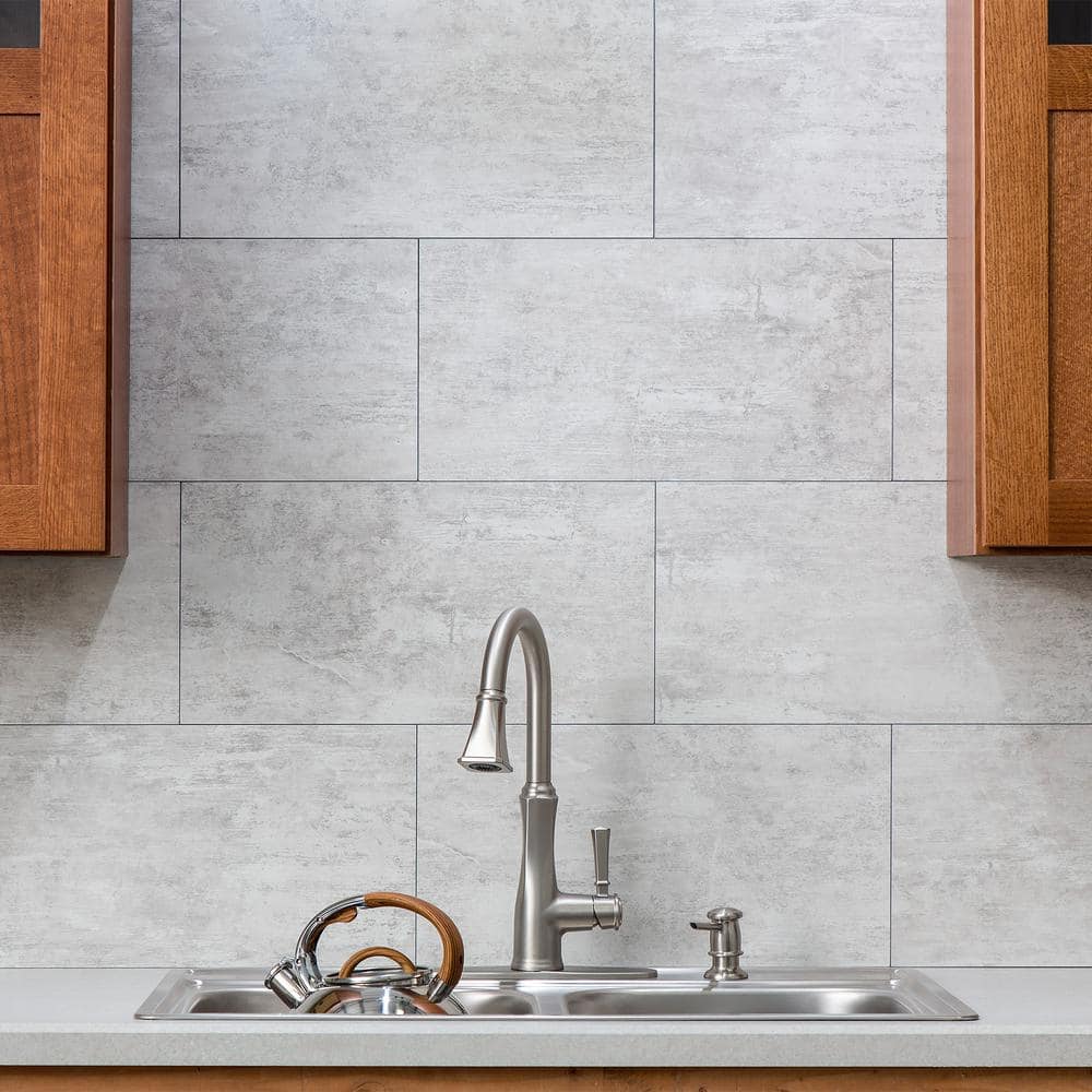 Wind Gust Gray PVC Interlocking Wall Tile Panels