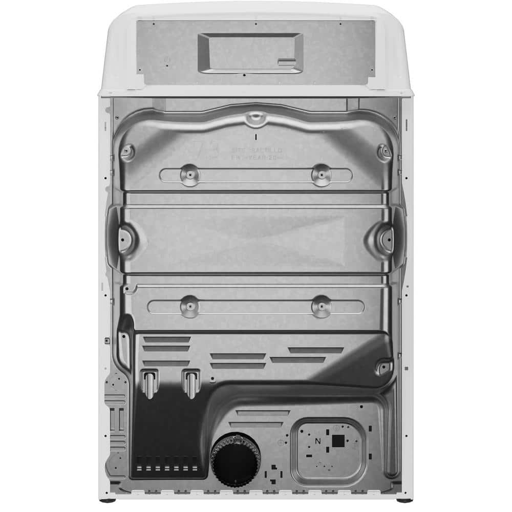 White Energy Star Electric Dryer with Drying Rack