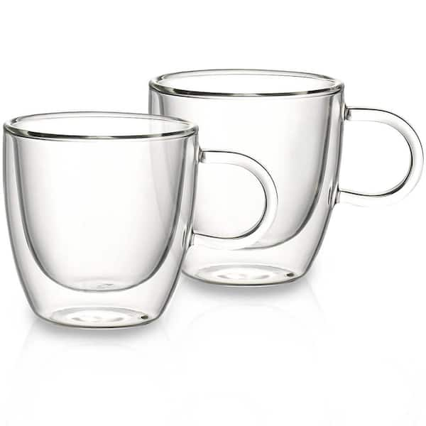 L'or Double-Walled Glass Coffee Cup 2-Pack