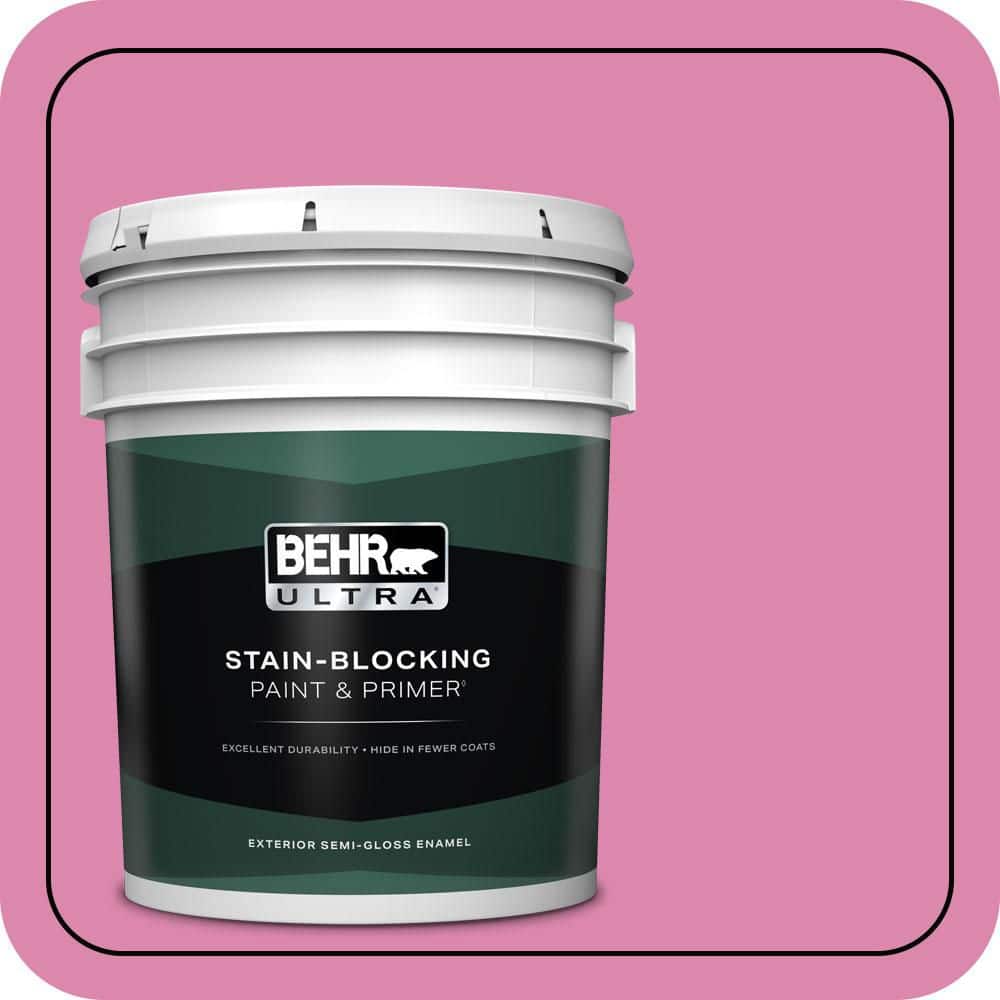 5 gal. #100B-5 Springtime Bloom Semi-Gloss Enamel Exterior Paint & Primer price history on PriceWatchPro