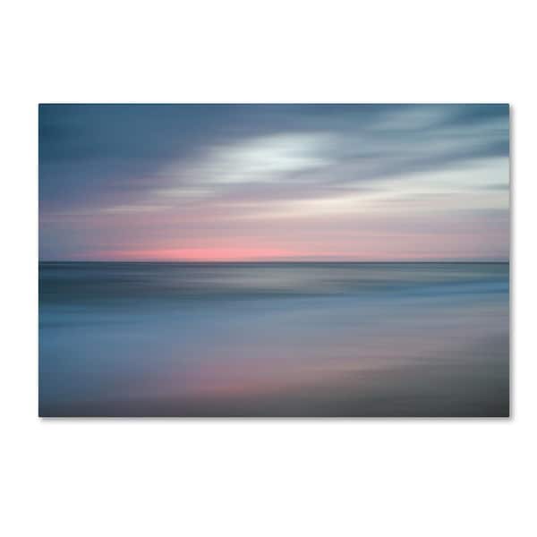 Trademark Fine Art 16 in. x 24 in. "The Colors of Evening on the Beach" by PIPA Fine Art Printed Canvas Wall Art
