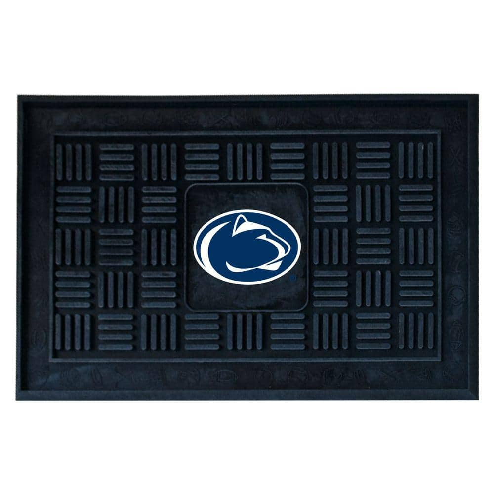 FANMATS NCAA Penn State Black Rectangular 19.5 in. x 31.25 in. Outdoor  Vinyl Medallion Door Mat 11380 - The Home Depot