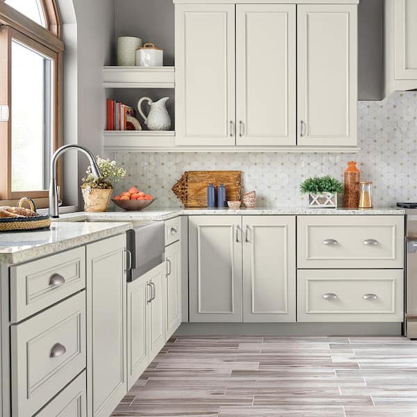 1 gal. #W-B-400 Vermont Cream Semi-Gloss Enamel Interior/Exterior Cabinet, Door & Trim Paint