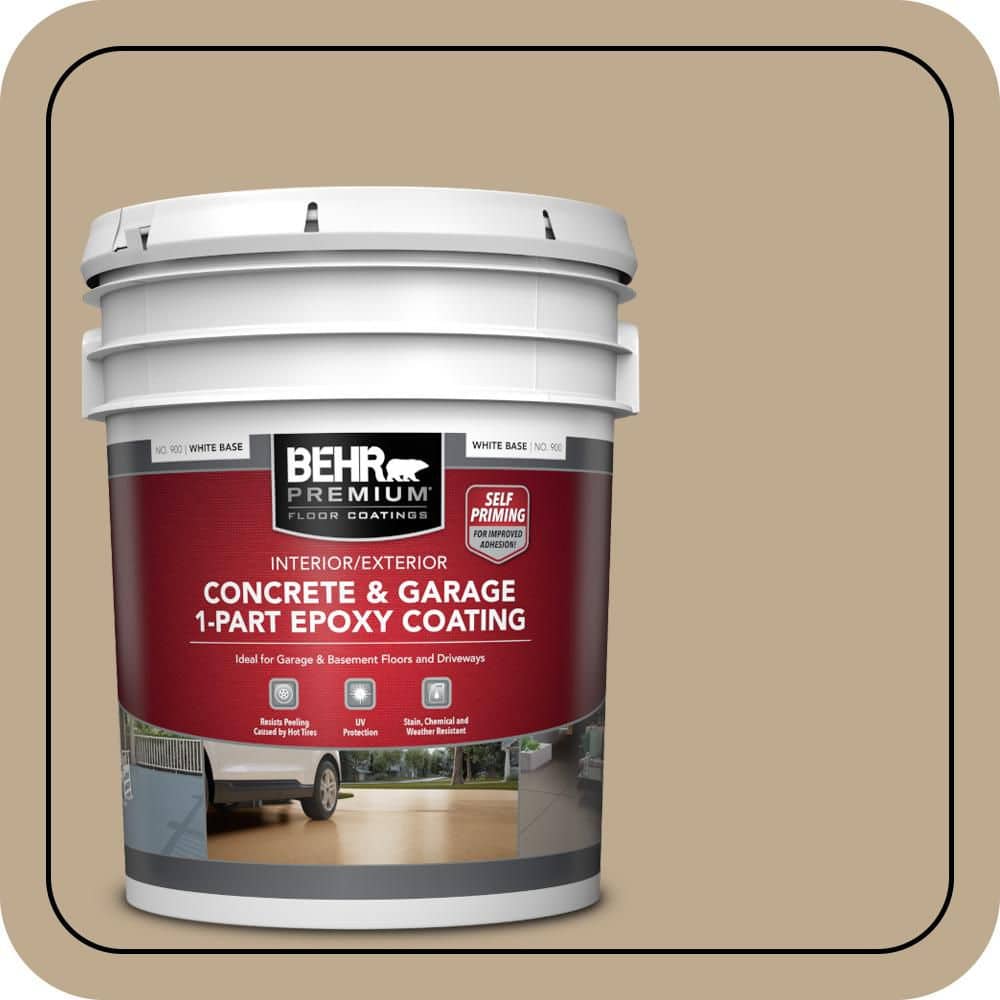 5 gal. #MS-44 Autumn Tan Self-Priming 1-Part Epoxy Satin Interior/Exterior Concrete and Garage Floor Paint price history on PriceWatchPro