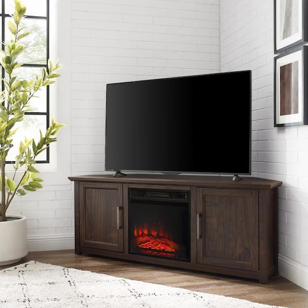Corner Tv Stand With Fireplace Fits, Corner Tv Stand With Fireplace 65 Inch