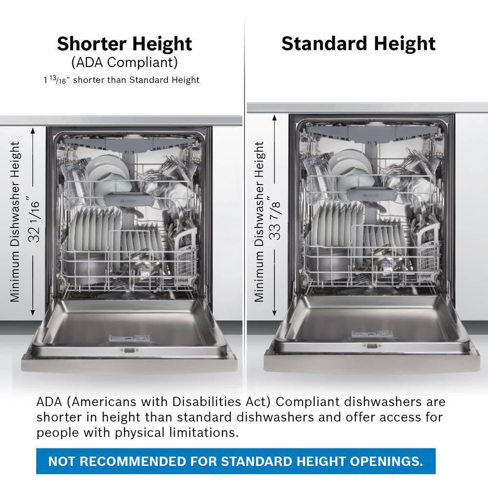 24-Inch Stainless Steel Built-In Dishwasher with Top Control