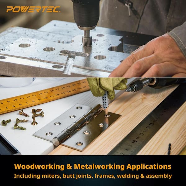 Woodworking Workbench Holdfast Clamps Series Fits 3/4 in. Bench Dog Holes. Variable Angle Screw Clamps Set (6-Pieces)