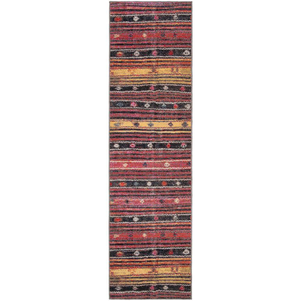 Montage Rust/Multi 2 ft. x 8 ft. Geometric Indoor/Outdoor Patio  Runner Rug price history on PriceWatchPro