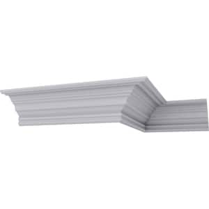 SAMPLE - 9-1/4 in. x 12 in. x 8-1/2 in. Polyurethane Foster Cove Crown Moulding