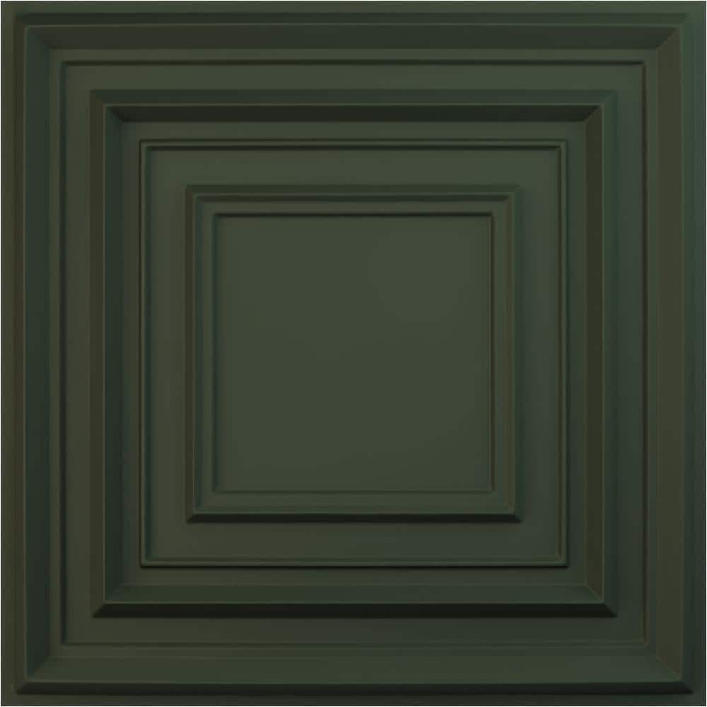 19-5/8-in W x 19-5/8-in H Multiplex EnduraWall Decorative 3D Wall Panel Satin Hunt Club Green price history on PriceWatchPro