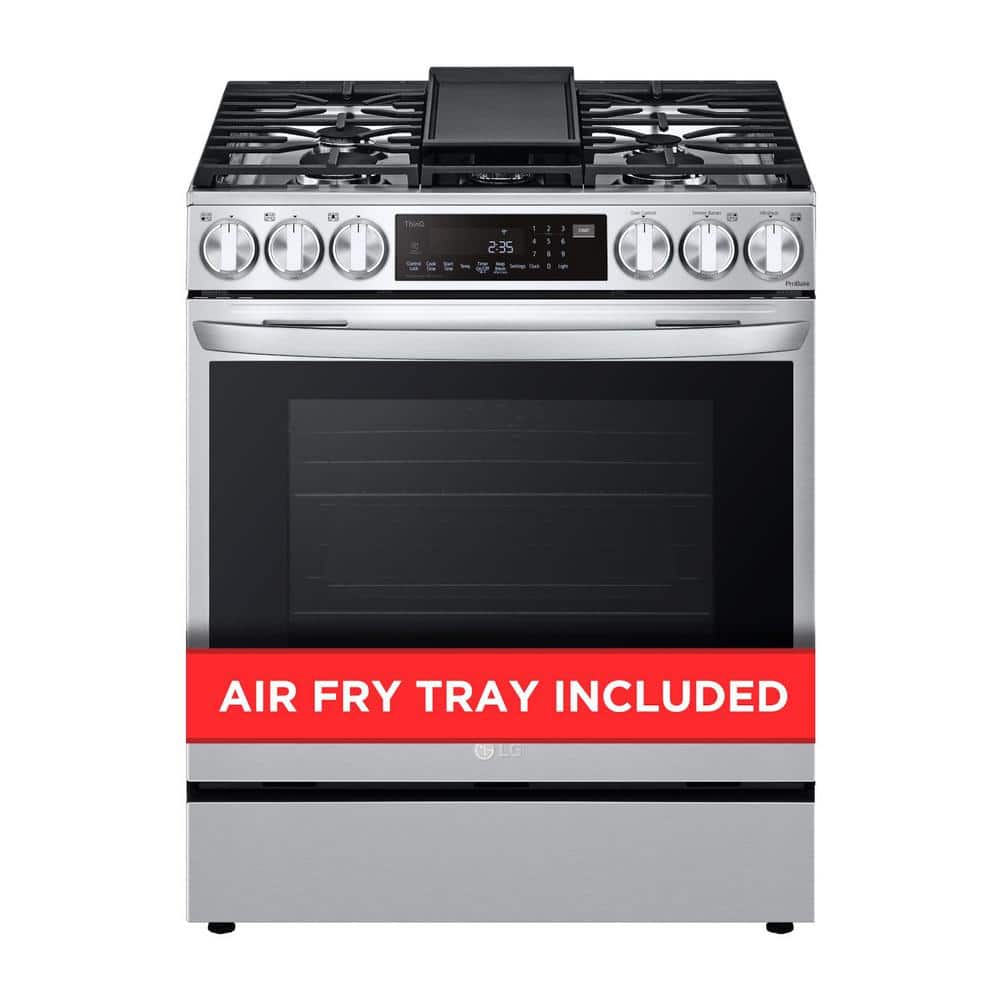 LG 30" Stainless Steel Gas Range with Convection and Air Fry