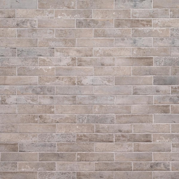 MSI Capella Taupe Brick 2 in. x 10 in. Matte Porcelain Floor and Wall Tile (5.15 sq. ft. /Case)
