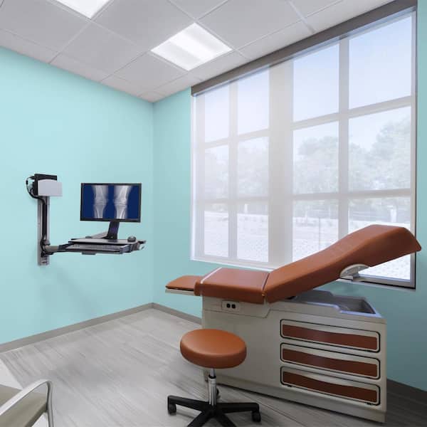 1 gal. #M470-2 Basin Blue Dead Flat Interior Paint