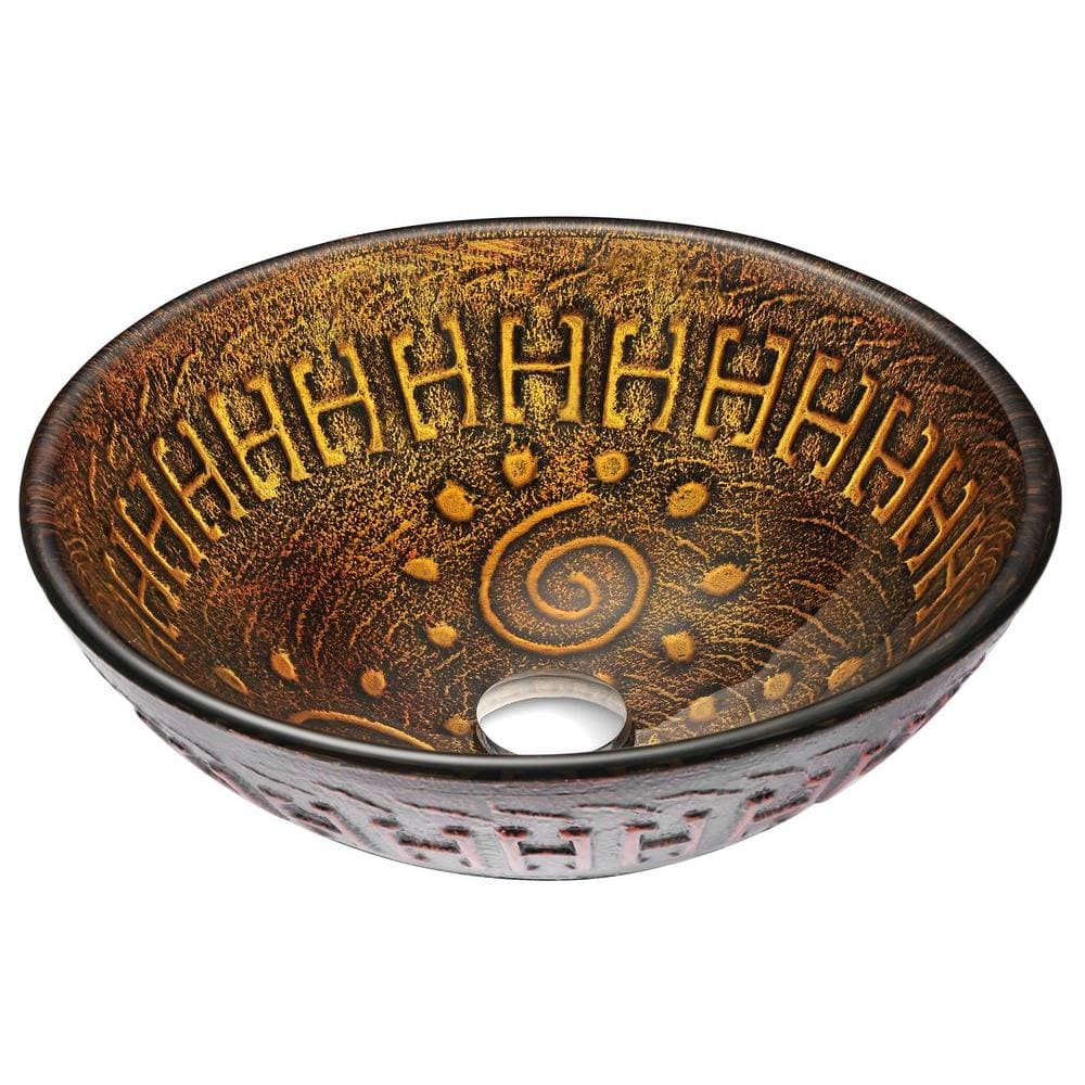 Opus Series 17 in. Bathroom Vessel Sink with Scratch-Tough and Stain-Resist