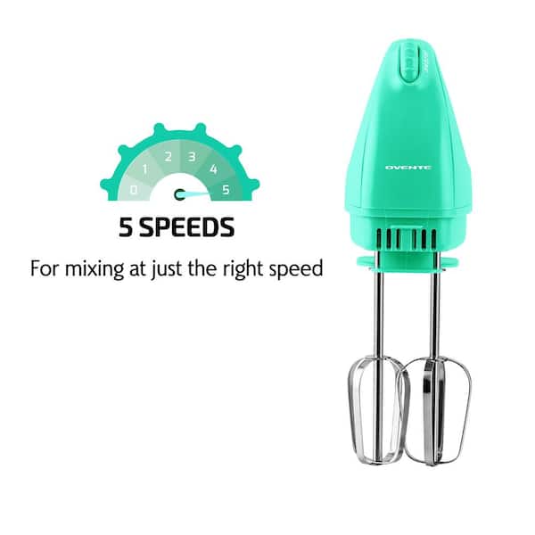 Portable 5 Speed Mixing Electric Hand Mixer With Stainless - Temu