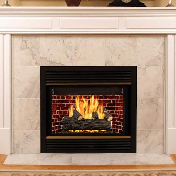Pleasant Hearth Willow Oak 30 in. Vented Gas Log Set