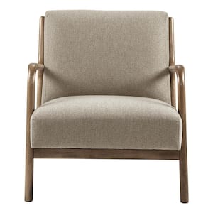 Novak Taupe Lounge Arm Chair