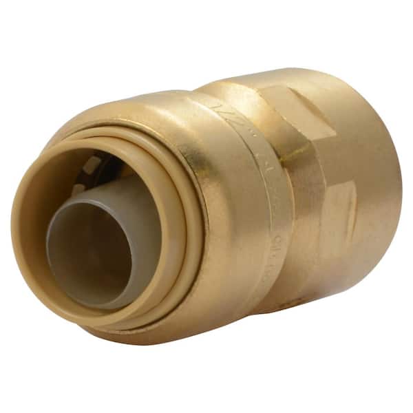 SharkBite 1/2 in. Push-to-Connect x FIP Brass Adapter Fitting
