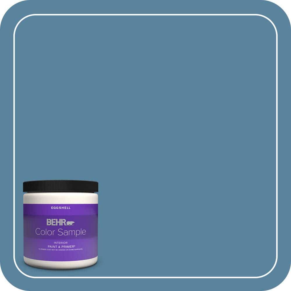 8 oz. #BIC-38 Honest Blue Eggshell Enamel Interior Paint & Primer Color Sample price history on PriceWatchPro