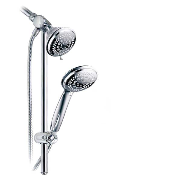 Dream Spa 36-spray 4 in. Dual Shower Head and Handheld Shower Head with Body spray in Chrome