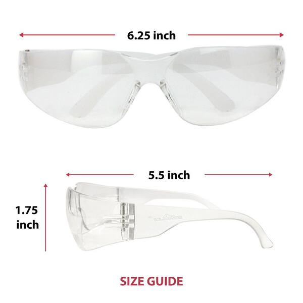 EGO Power+ Anti-scratch Safety Glasses with 99.99-Percent UV