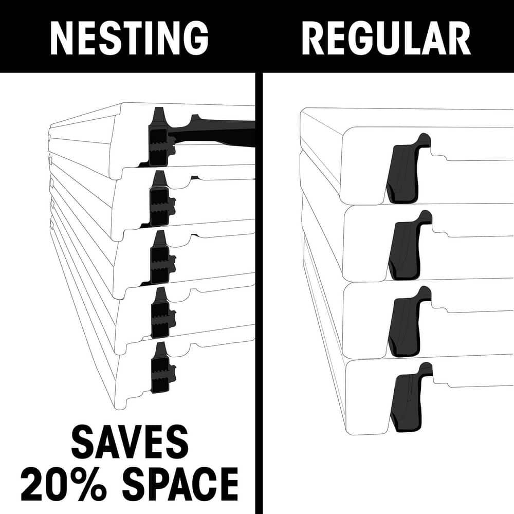 Lifetime 60-inch Round Nesting Table - 4 Pk (Commercial) - 480301