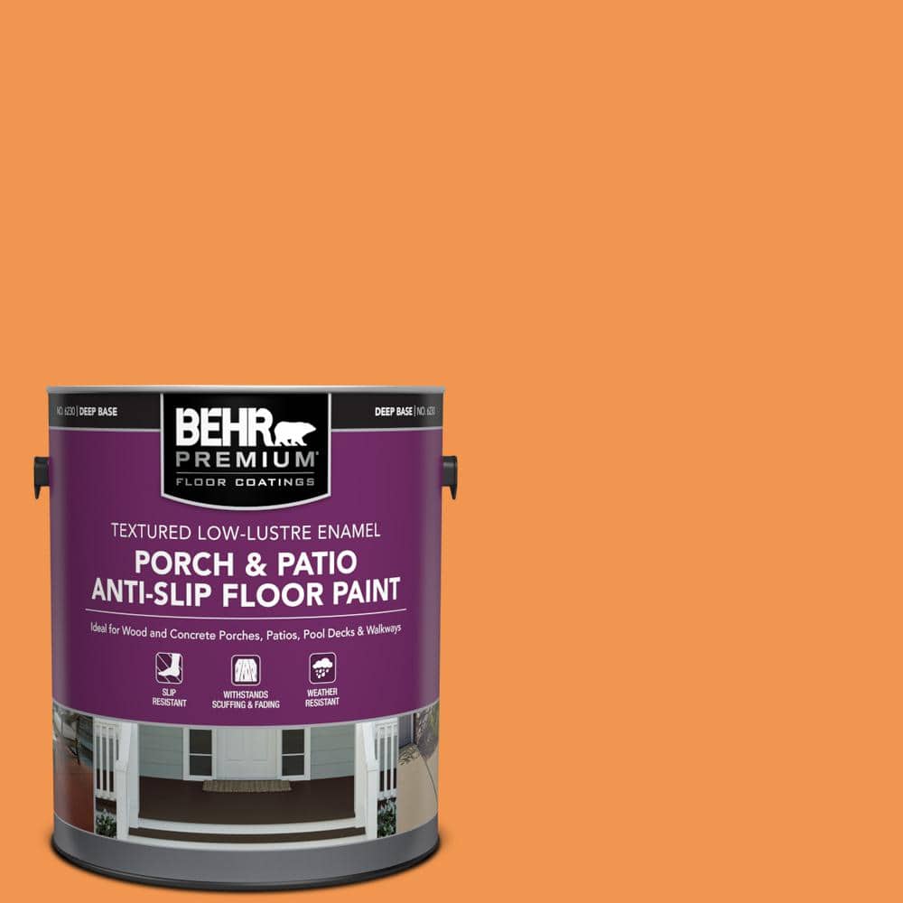 1 gal. #P230-6 Toucan Textured Low-Lustre Enamel Interior/Exterior Porch and Patio Anti-Slip Floor Paint price history on PriceWatchPro