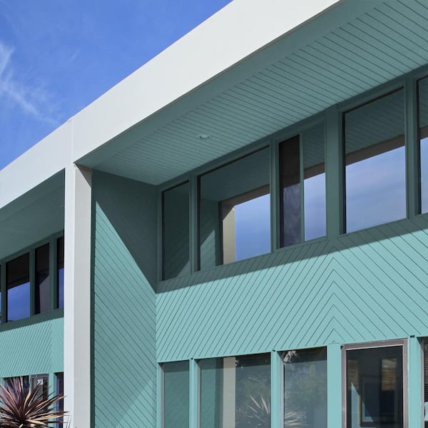1 gal. #M460-4 Pure Turquoise Satin Exterior Paint