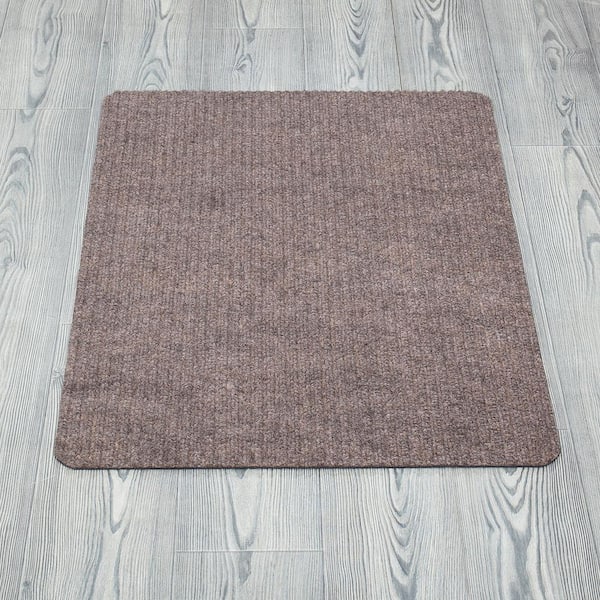 Ottomanson Lifesaver Collection Waterproof Non-Slip Rubberback Solid 2x3  Indoor/Outdoor Entryway Mat, 2 ft. x 3 ft., Beige SRT701-2X3 - The Home  Depot