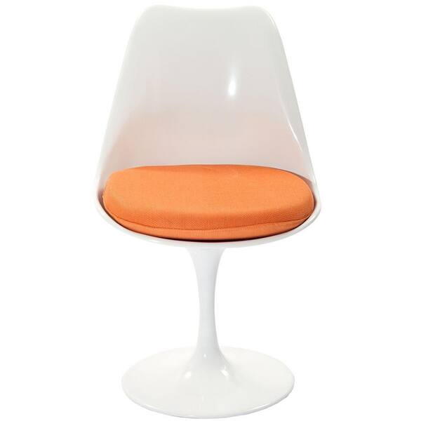 MODWAY Lippa Orange Dining Fabric Side Chair