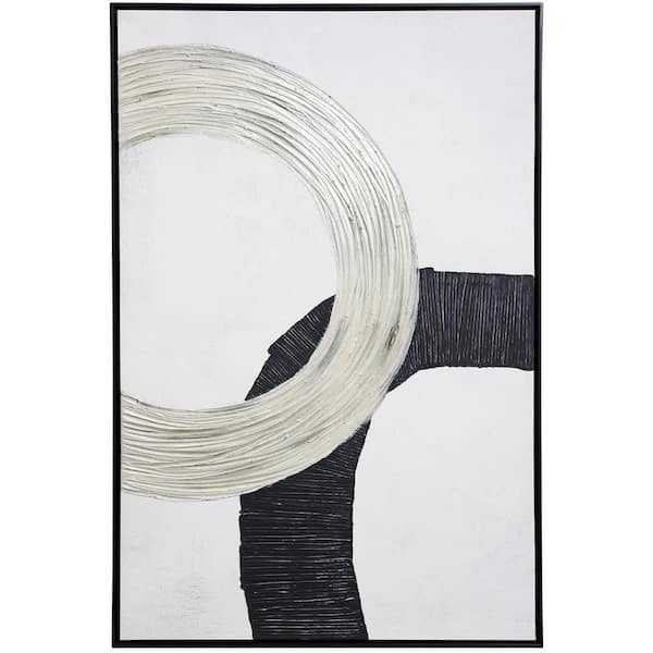 StyleCraft Ring Intersect 1-Piece Framed Poster 47.24 in. x 31.49 in.