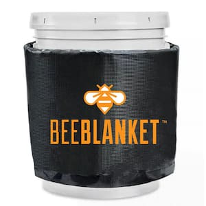 Insulated 5 Gal. Bucket and Pail Honey Warming Bee Blanket with Cutout for Gate Valve Fixed Temperature 100°F