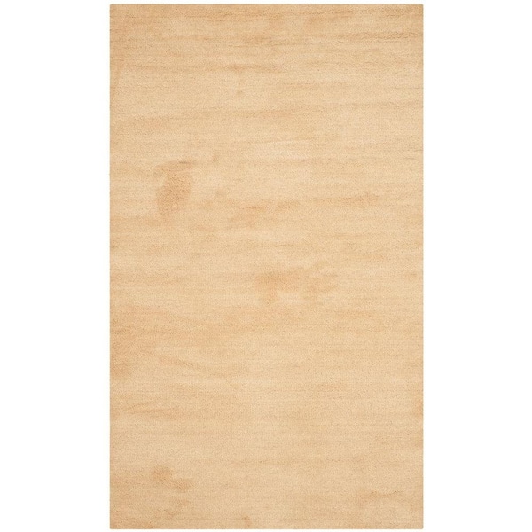 SAFAVIEH Himalaya Beige 3 ft. x 5 ft. Gradient Solid Area Rug