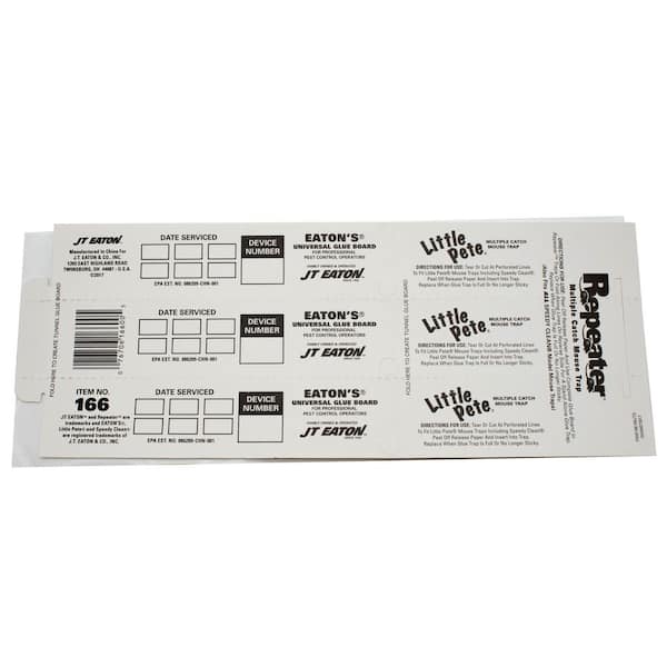JT Eaton Unscented Glue Board Inserts for Repeater and Little Pete Multi-Catch Mouse Traps (72-Pack)