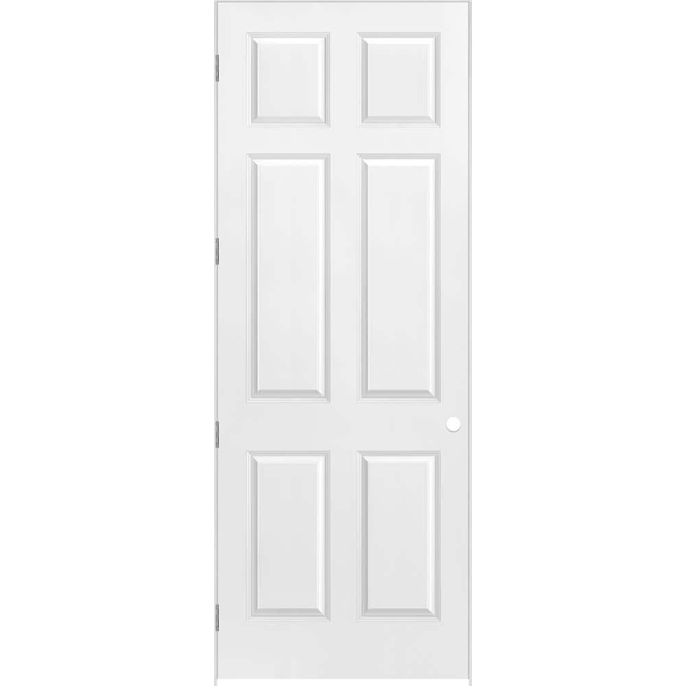 Masonite 24 in. x 96 in. 6-Panel Right-Handed Hollow-Core