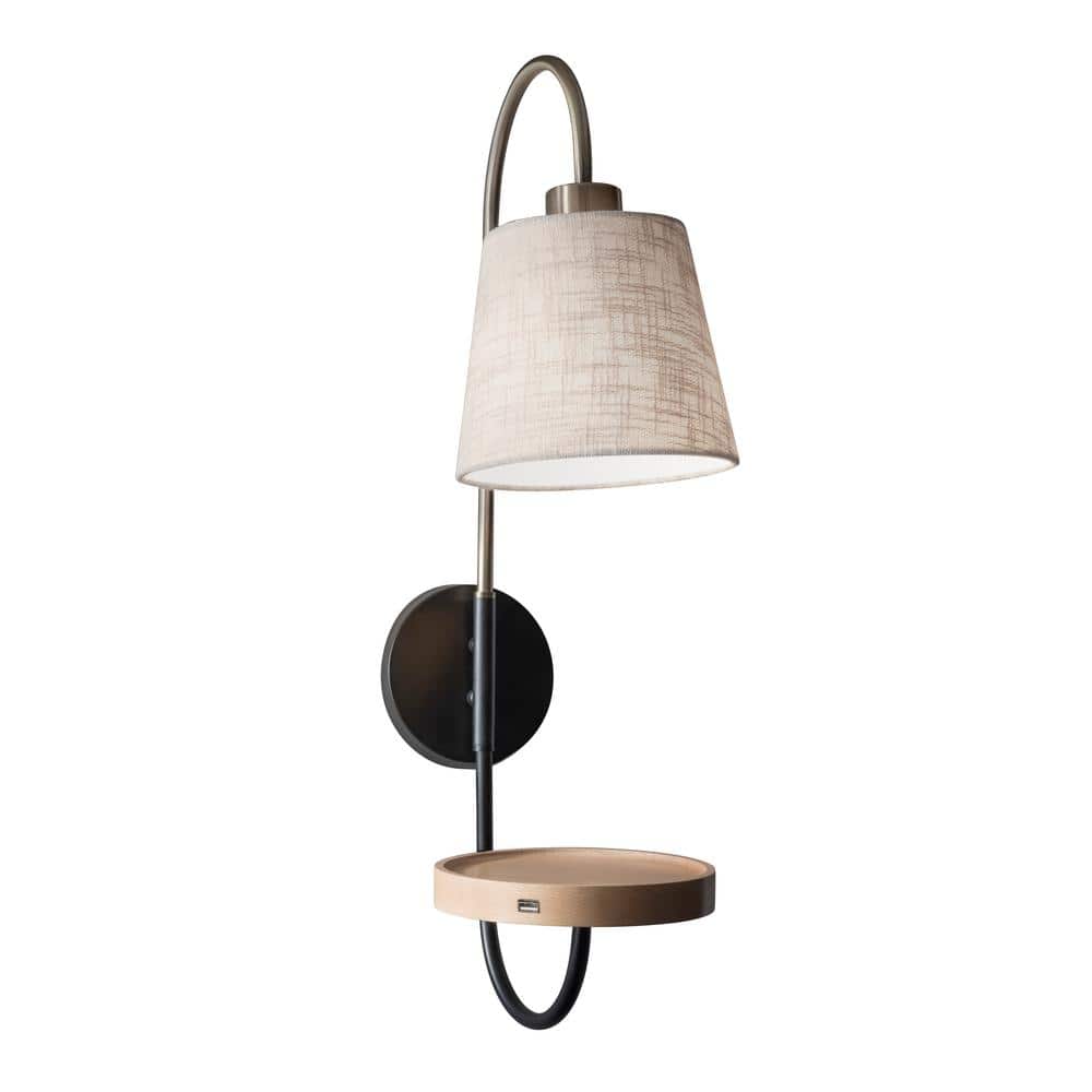 Jeffrey 25 in. Brass Wall Sconce