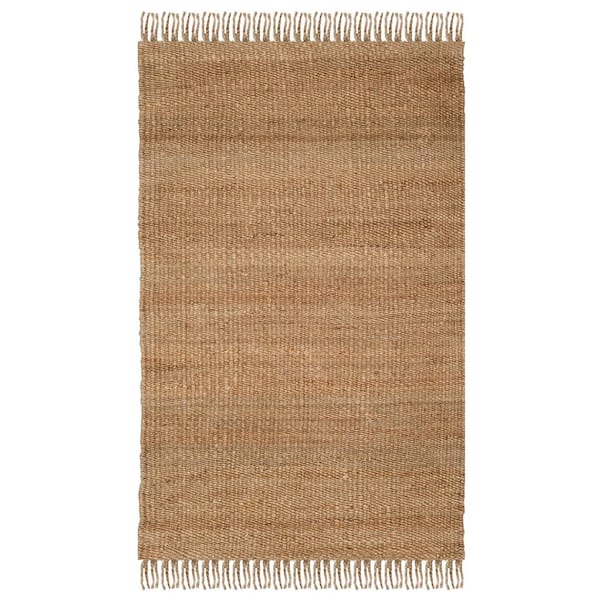 SAFAVIEH Natural Fiber Beige Doormat 3 ft. x 4 ft. Gradient Solid Color Area Rug