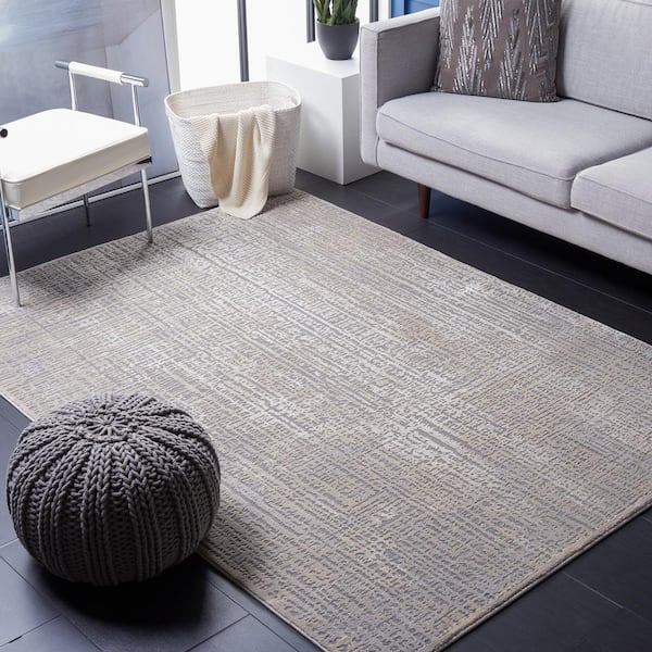 Meadow Ivory/Gray 9 ft. x 12 ft. Area Rug