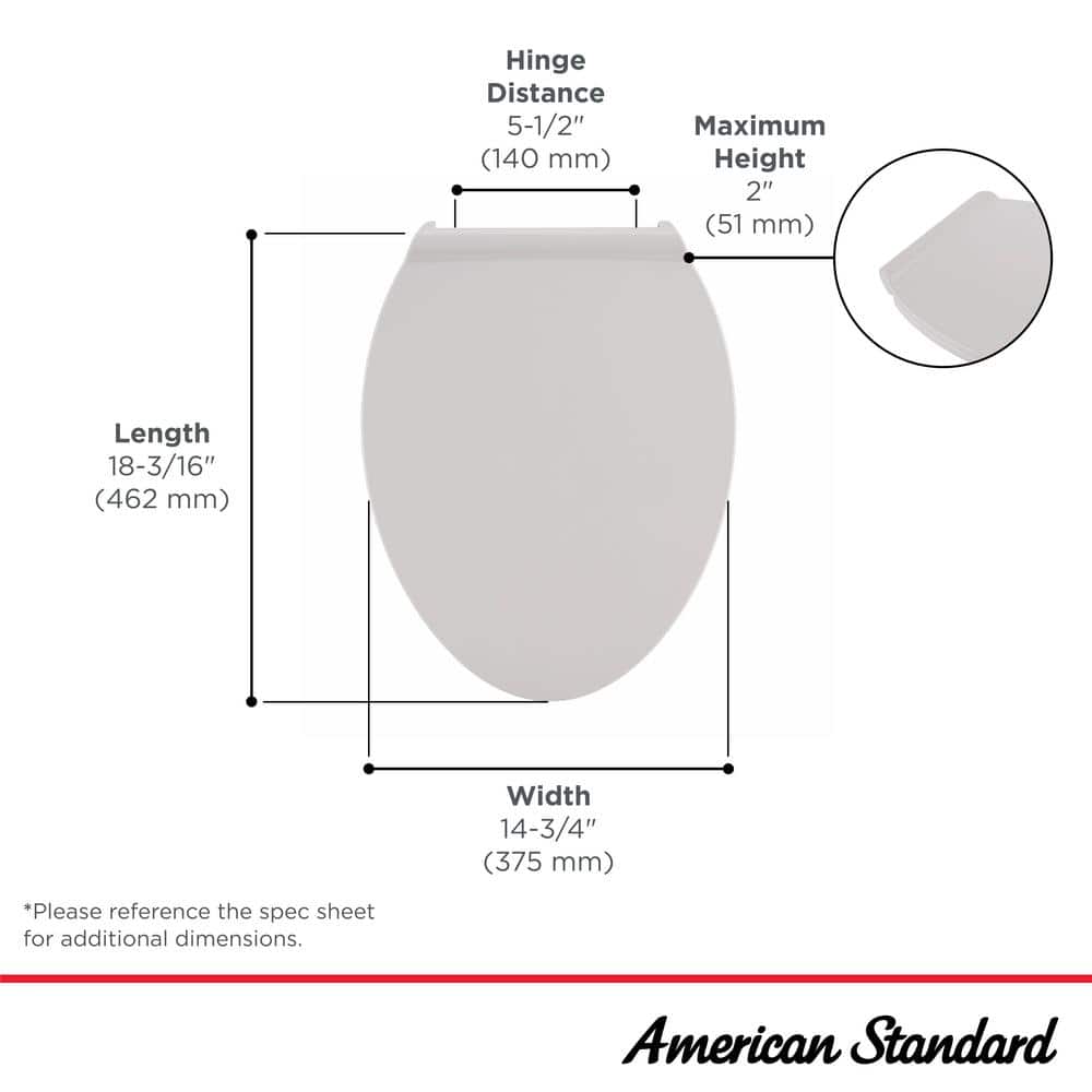 White Elongated Soft Close Toilet Seat with Ever Clean Surface