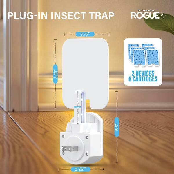 Bell + Howell Rogue Indoor Plug-In Insect Trap for Fruit Flies