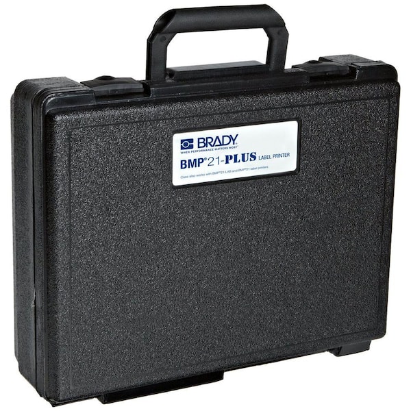 Brady Hard-Sided Carrying Case for BMP21-Plus Portable Label Printer - Black