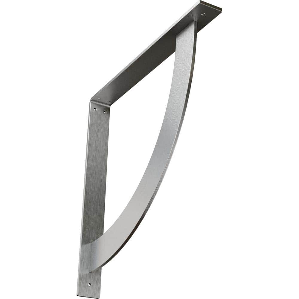18 in. x 2 in. x 18 in. Stainless Steel Unfinished Metal Bulwark Bracket price history on PriceWatchPro