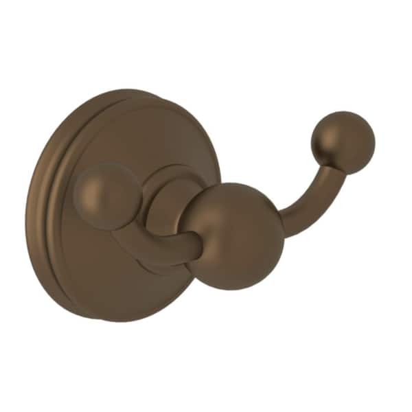 Georgian Era Double Robe Hook In English Bronze