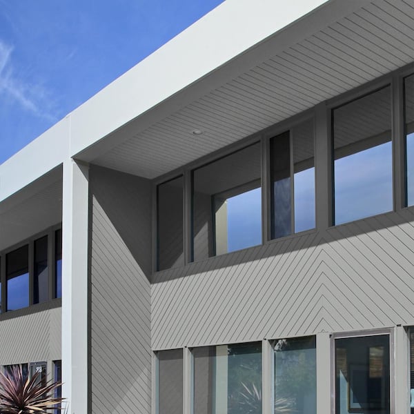 5 gal. #PPU25-04 Sharkskin Suit Satin Exterior Paint