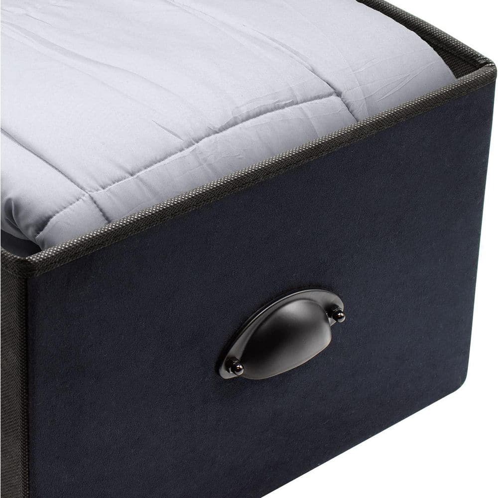 Farmhouse Black 5-Drawer Nursery Dresser with Soft Close