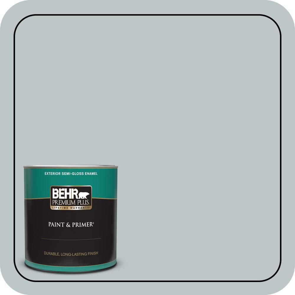 1 qt. #PPU12-10 Misty Morn Semi-Gloss Enamel Exterior Paint & Primer price history on PriceWatchPro