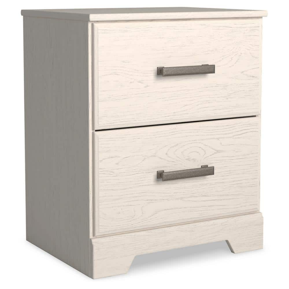 UPC 024052730333 product image for Stelsie White 2 Drawer 20.04 in. W Nightstands | upcitemdb.com