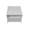 International Concepts Brooklyn White 3 Drawer 29.5 in. W Solid Wood Chest of Drawer BD08-8003
