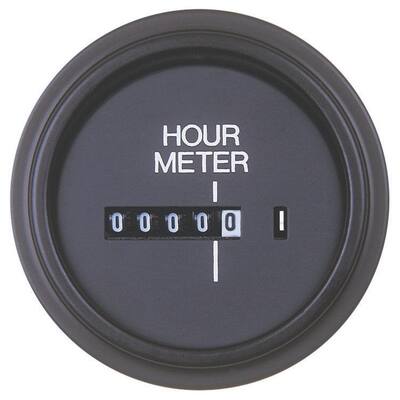 Round Hour Meter - 2 in.